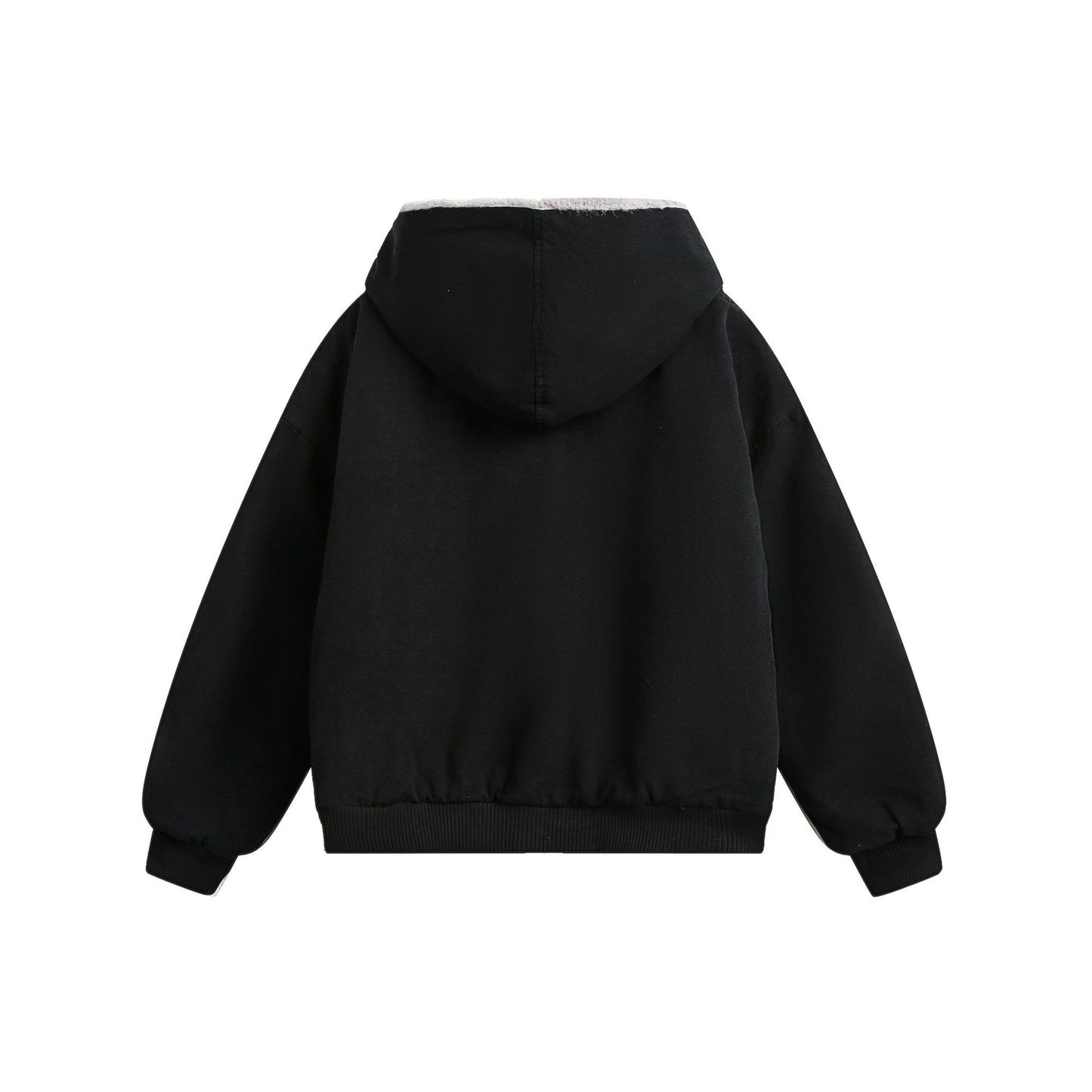 Fur Collar Sherpa-Lining Hooded Padded Jacket WN11363