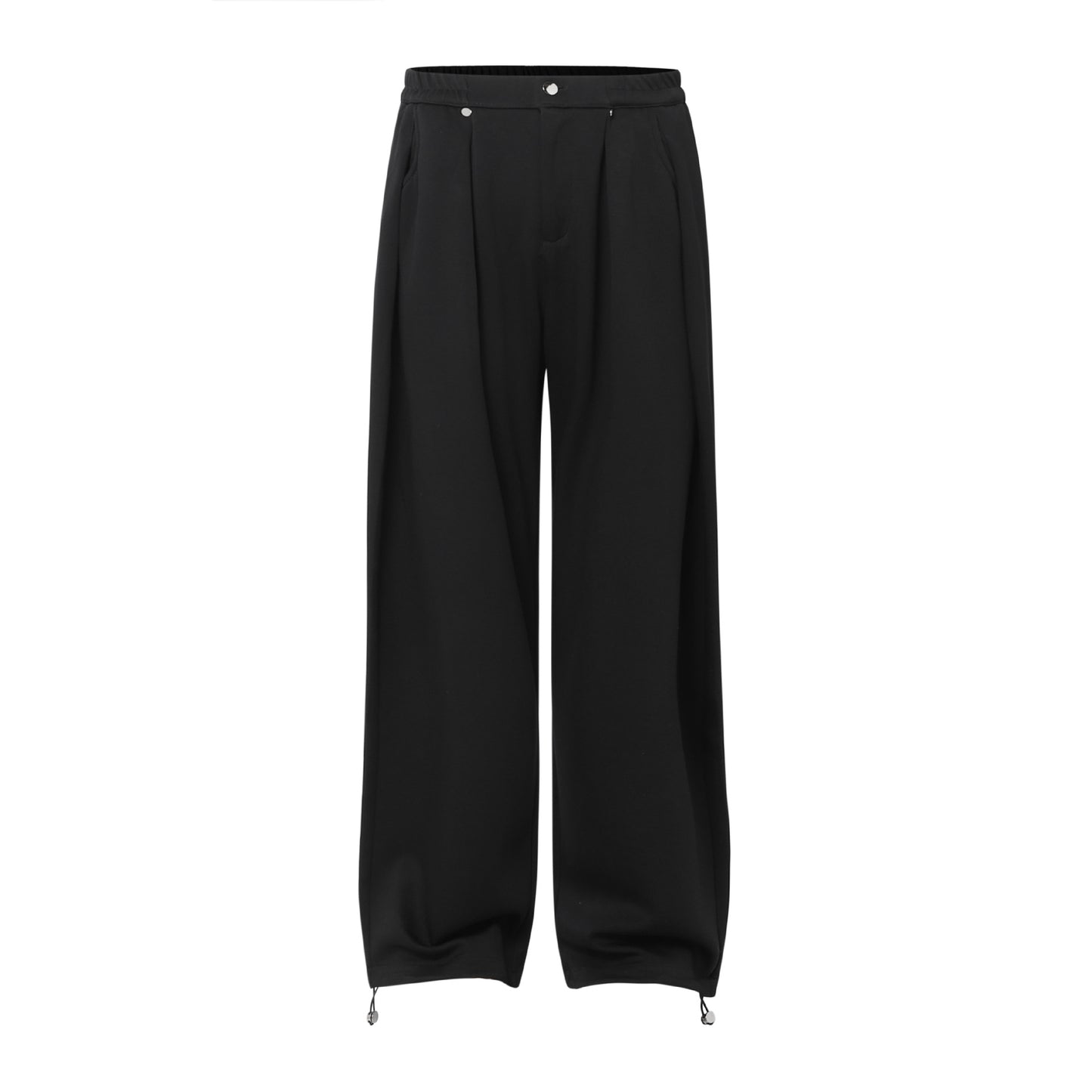 Pleats Draped Straight Sweatpants WN25822