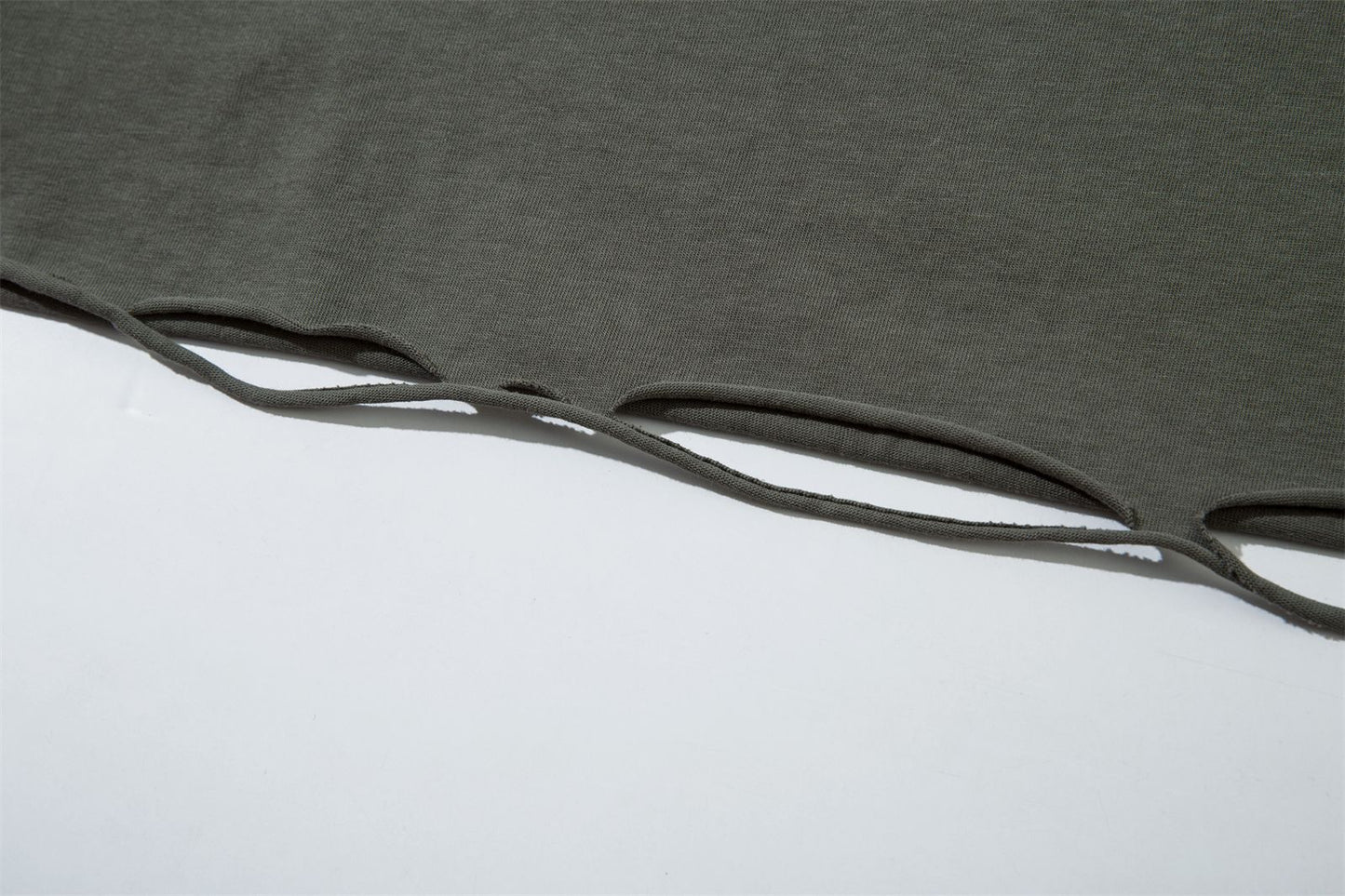 Metallic Detail Washed Gradient Long Sleeve T-Shirt WN11579