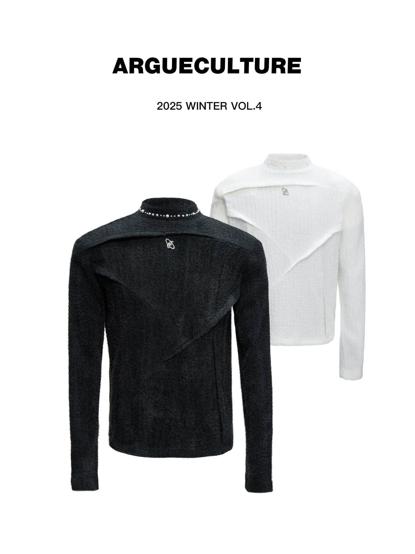 Blushed Pearl-Embellished Long-Sleeve T-Shirt WN22680