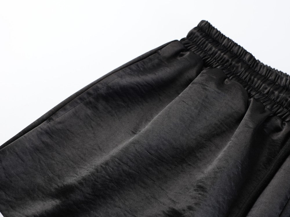 Contrast Patchwork Letter Print Wide Leg Sweatpants WN27878