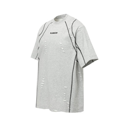 Oversize Damage Short Sleeve T-Shirt WN24429