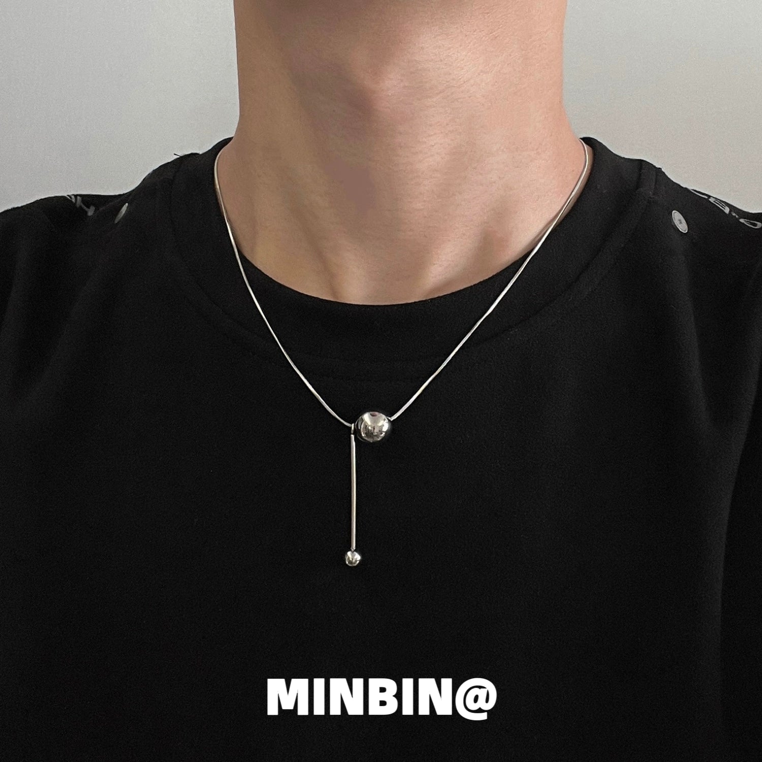 Snake Bone Bead Necklace WN19216