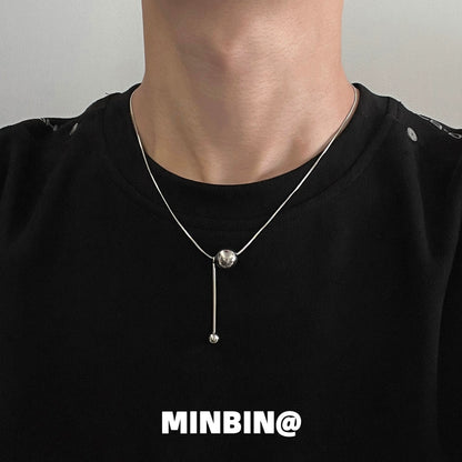 Snake Bone Bead Necklace WN19216