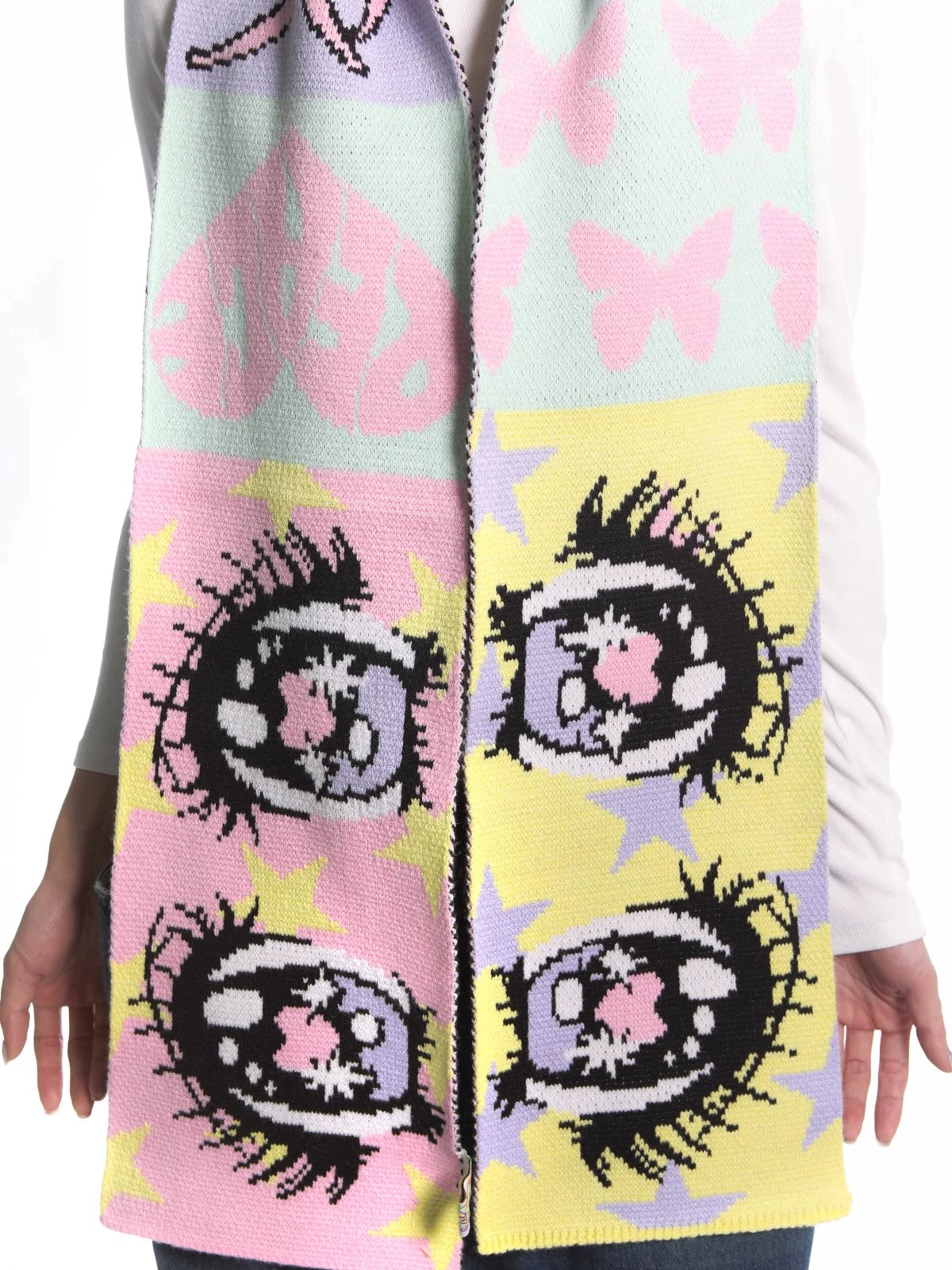 Illustration Design Knit Scarf & Knit Hat WN22245