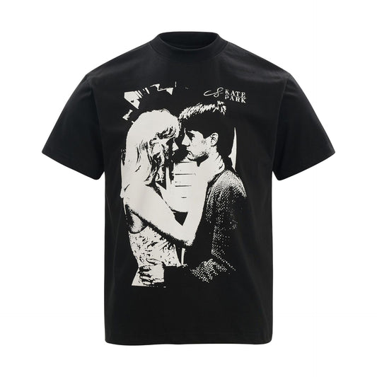 Portrait Graphic Print Short Sleeve T-Shirt WN26015