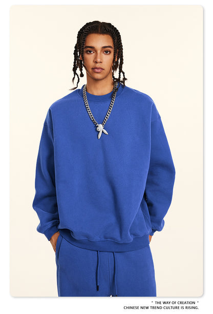 Fleece Lining Oversize Sweatshirt WN9928
