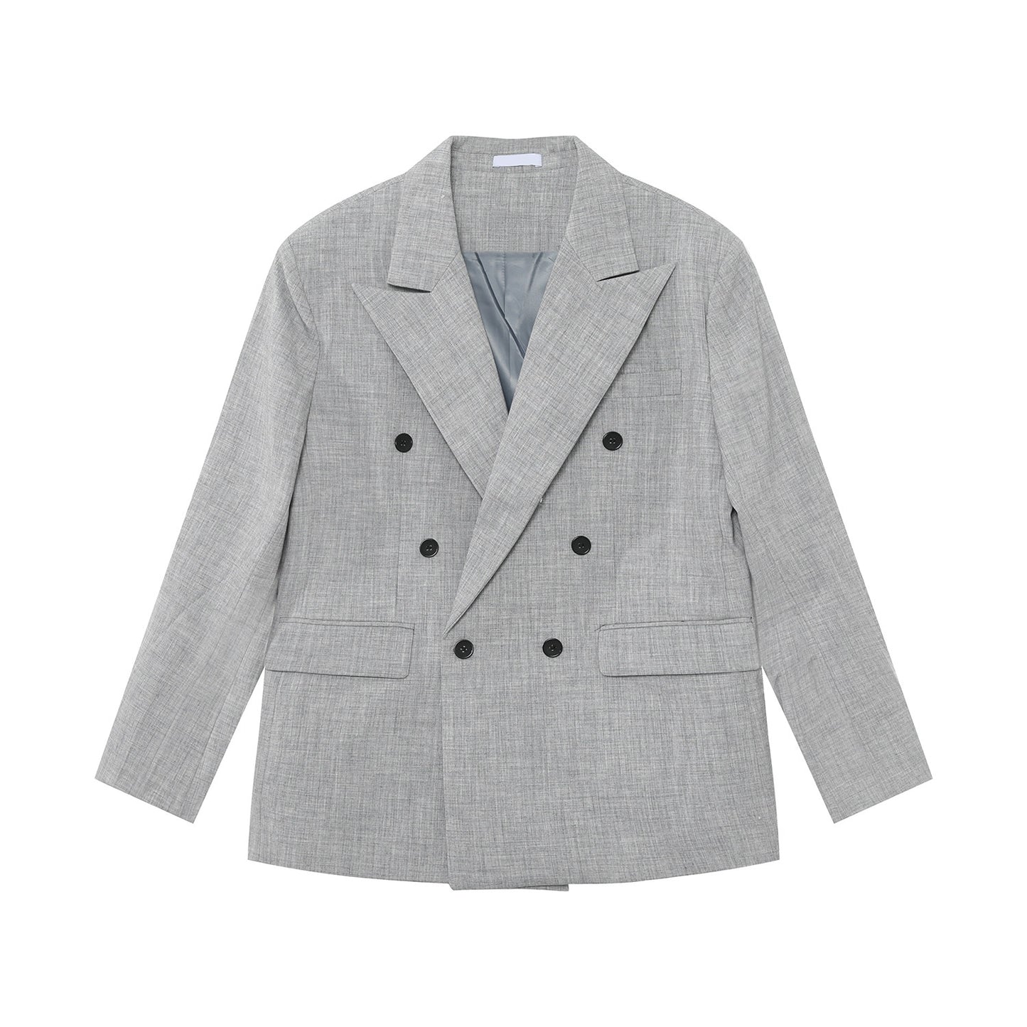 Double Tailored Jacket & Pleats Wide Leg Trousers Setup WN25019
