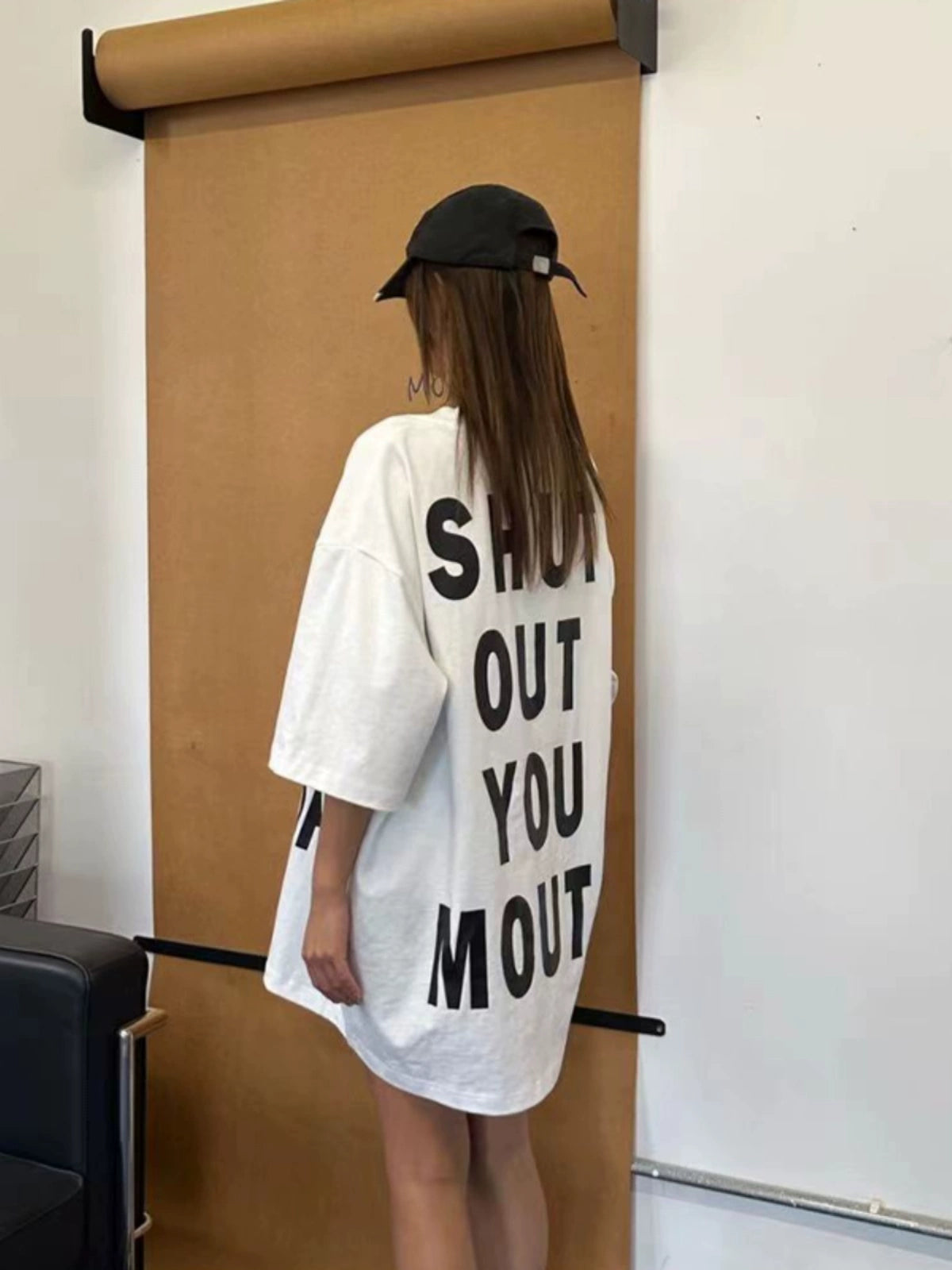 Graphic Print Oversize Short Sleeve T-Shirt WN21280