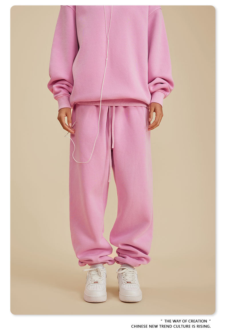 Wide-leg Washed Sweatpants WN6462