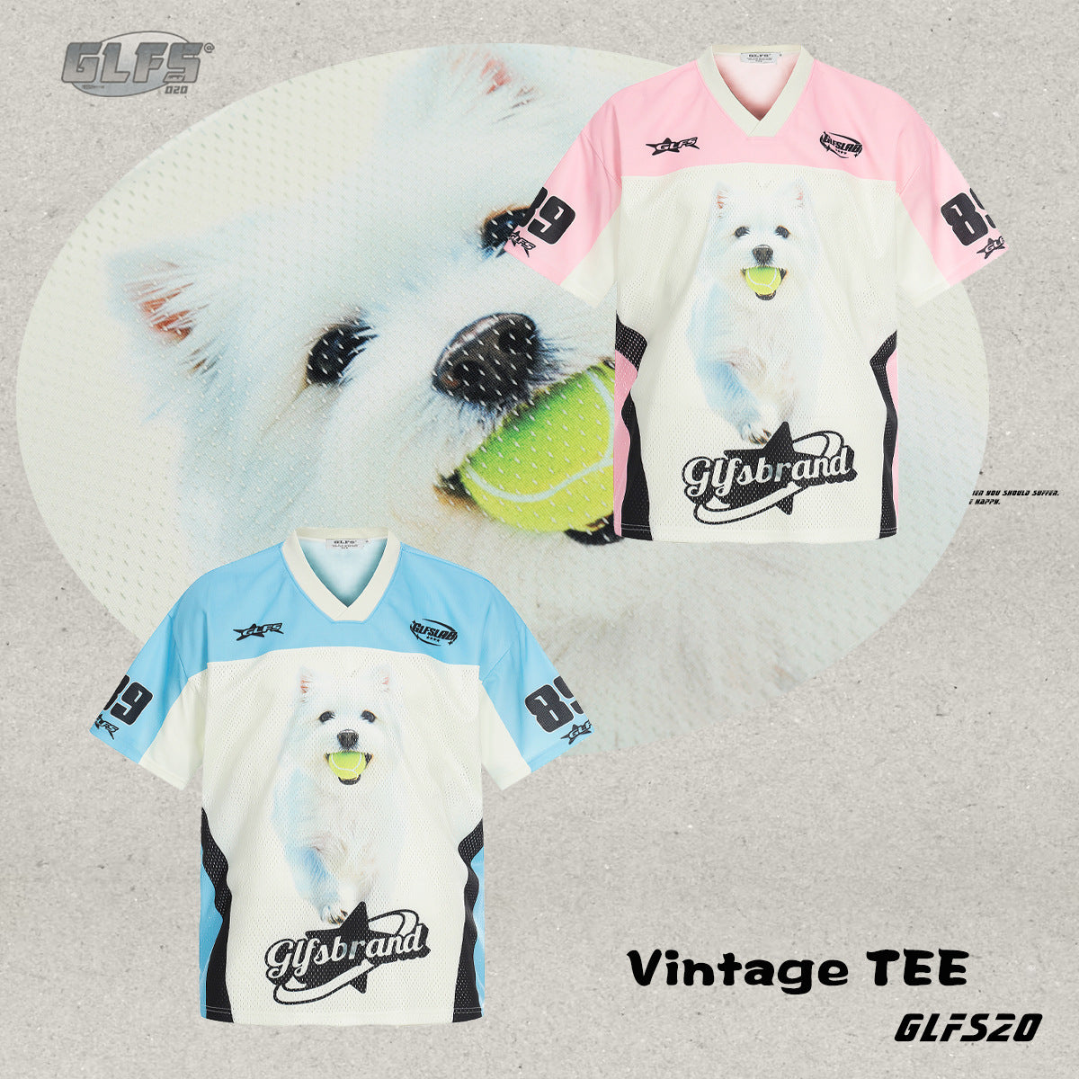 Sporty Breathable Dog Print Oversize Short Sleeve T-Shirt WN26541