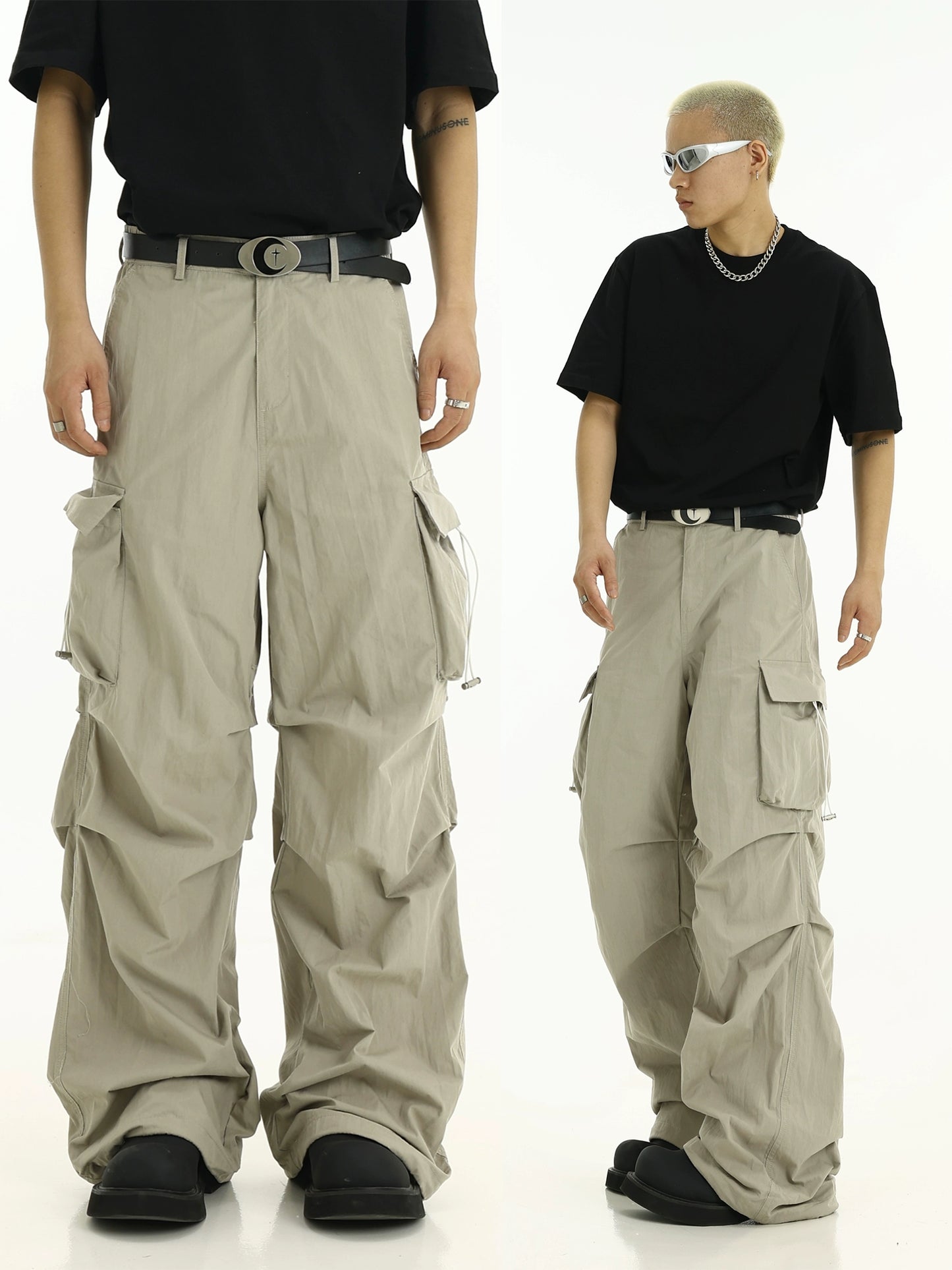 Multi Pocket Pleats Pants WN5757