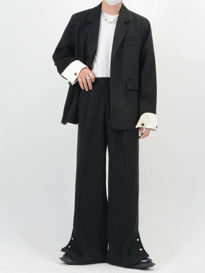 High-End Tailored Jacket & Straight Trousers Setup WN6154