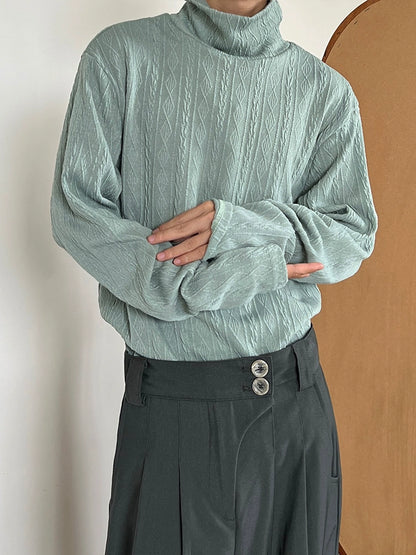 High-Neck Knit Sweater WN19963