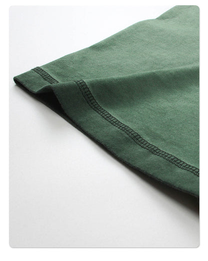 Vintage Dyed Oversize Short-sleeve T-shirt & Vintage Dyed Short Sweatpants Setup WN6642