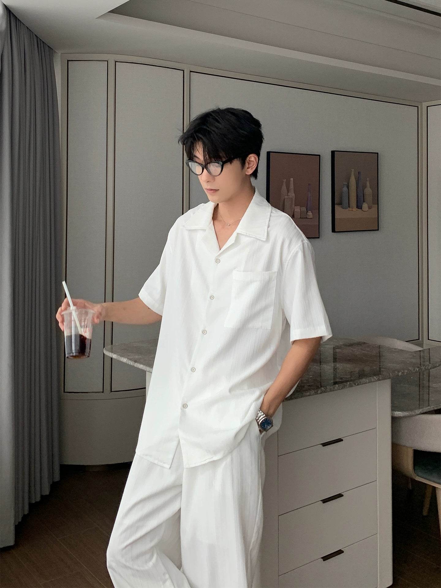 Short Sleeve Shirt & Pants Setup WN20458