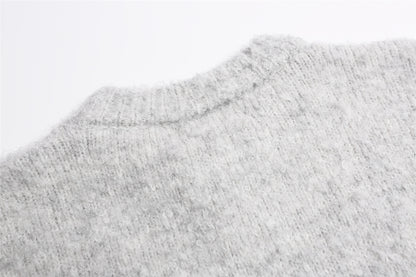 Christmas Dog Embroidery Knit Sweater WN26843