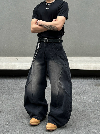 Sculpted Shape Wide Leg Denim Jeans WN19512