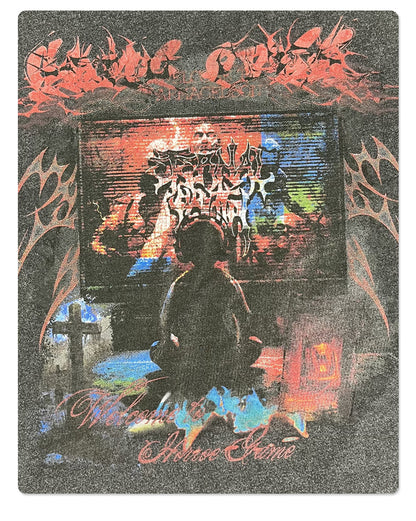 Heavyweight Washed Wax Dye Rolled Sleeve T-Shirt WN16273