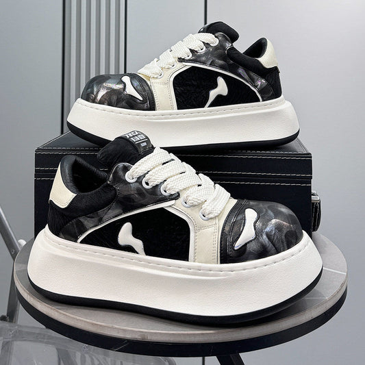 Platform Height Increase Round Toe Sneakers WN24799