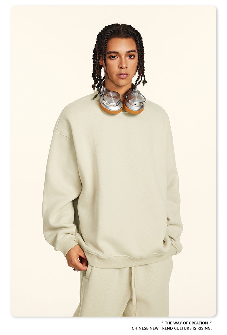 Fleece Lining Oversize Sweatshirt WN9928