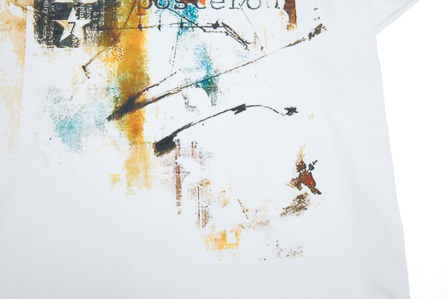 Paint Graphic Art Print Short Sleeve T-Shirt WN25991