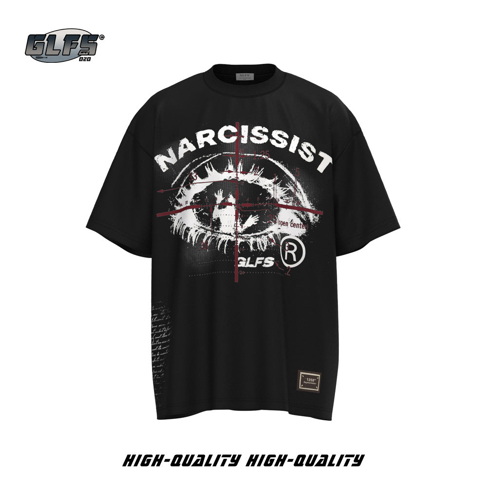 Artwork Eye Graphic Short Sleeve T-Shirt WN26429