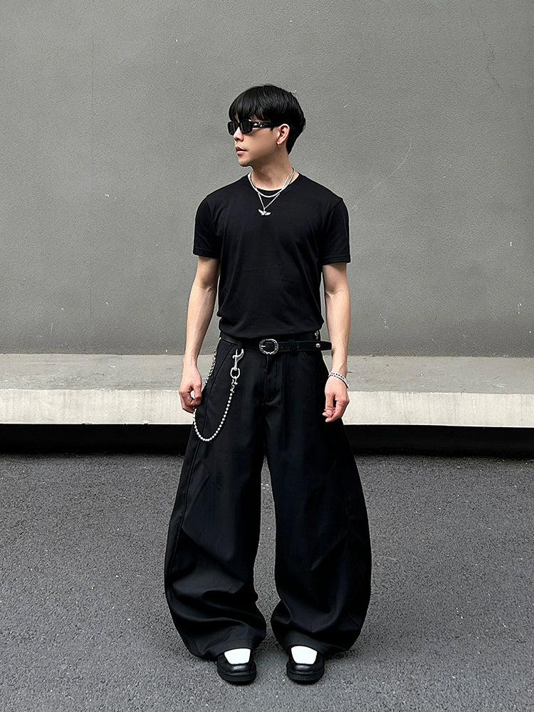 Pleated Flare Trousers WN19574