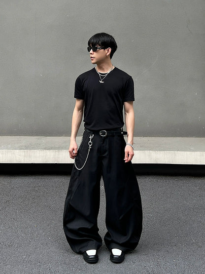 Pleated Flare Trousers WN19574