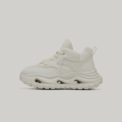 Platform High-Top Chunky Sole Lace-Up Sneakers WN23498