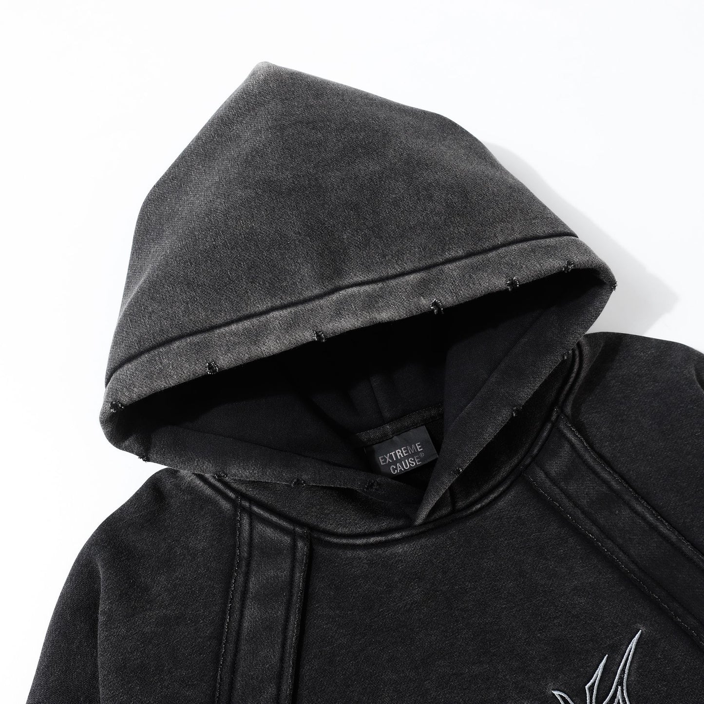 Heavyweight Washed Fleece Lining Pullover Hoodie WN25682