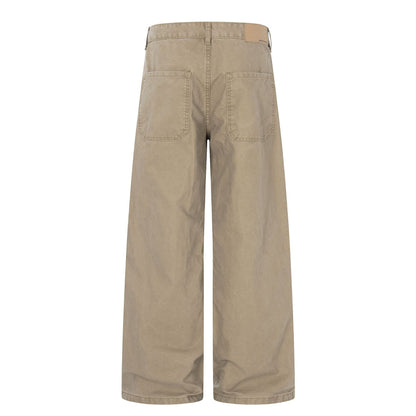 Damage Patchwork Wide Leg Cargo Pants WN26162