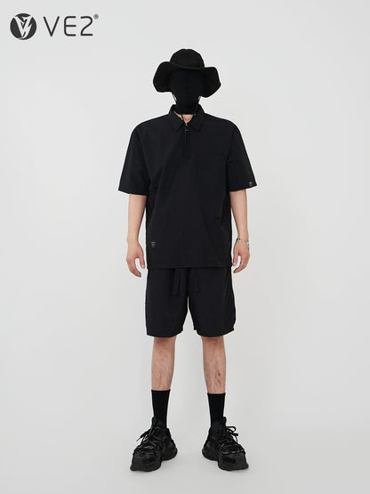 Lightweight Functional Short Sleeve T-Shirt & Quick-Dry Half Pants Setup WN17343