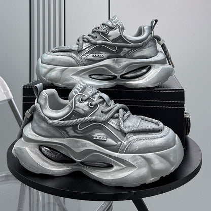 Washed Air Sole Chunky Sole Sneakers WN24626