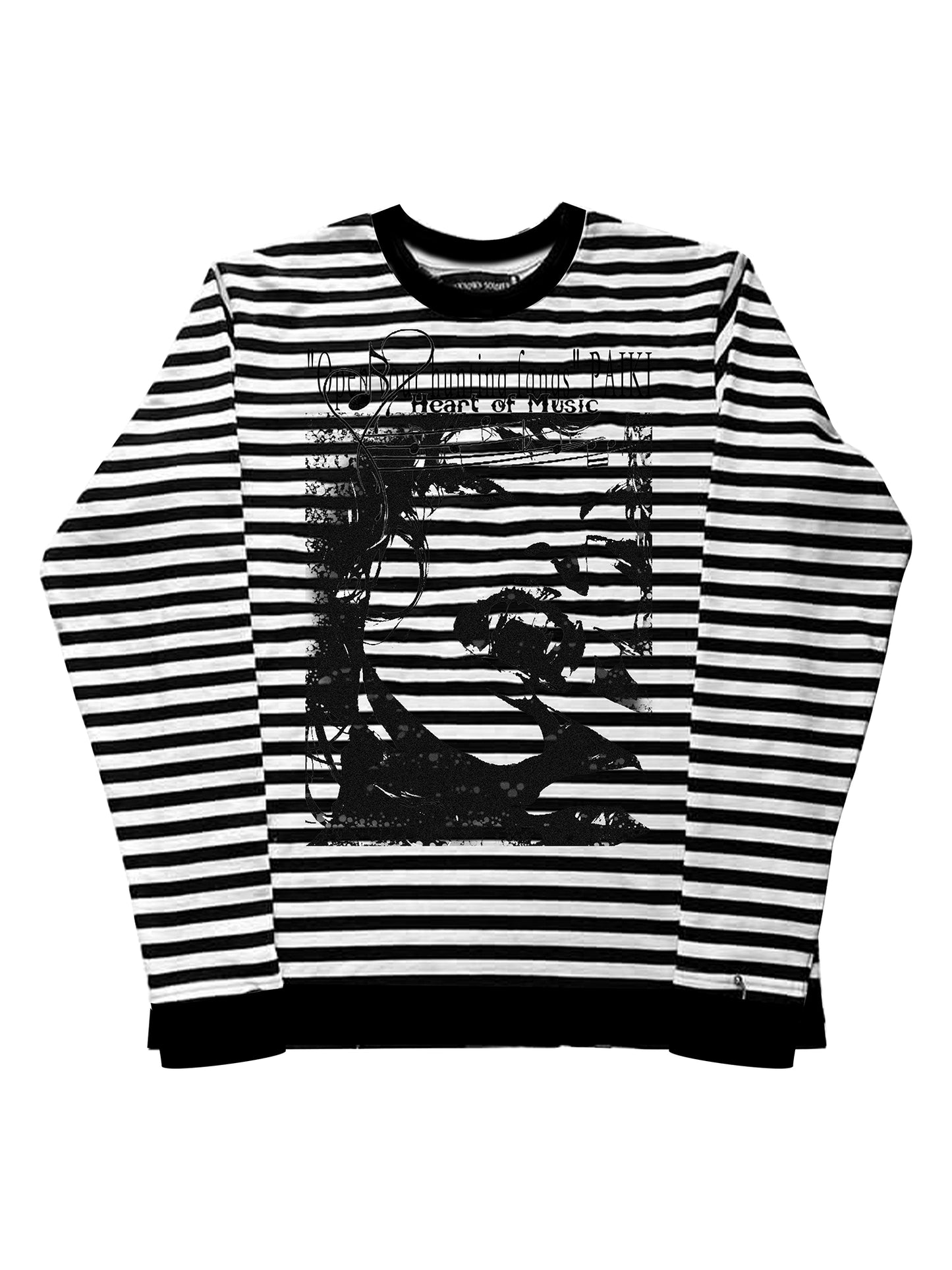 Portrait Stripe Long Sleeve T-Shirt WN20906