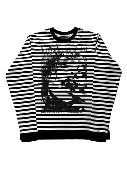 Portrait Stripe Long Sleeve T-Shirt WN20906