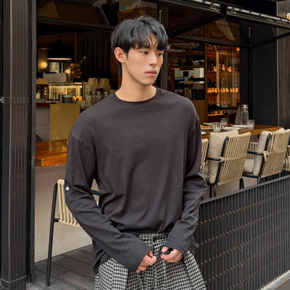 Solid Color Long Sleeve T-Shirt WN24976