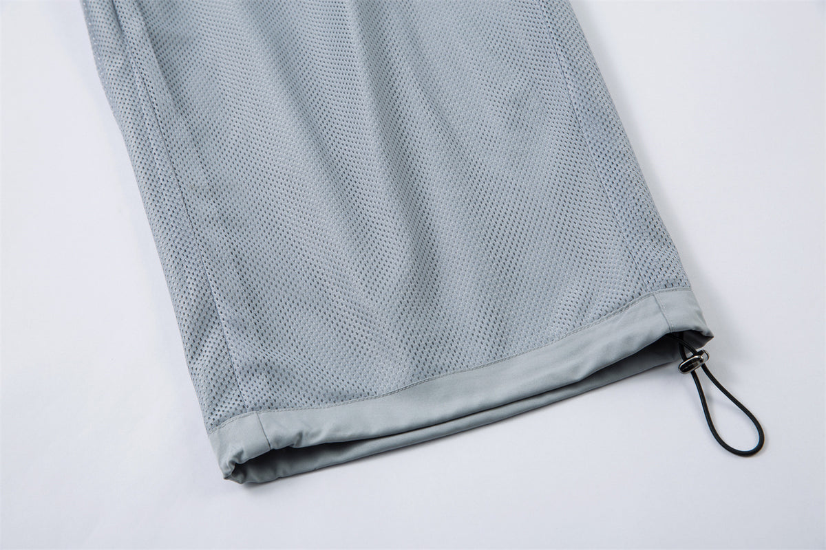 Lightweight Pleats Wide Leg Cargo Pants WN26862