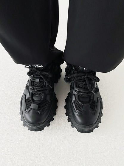 Thick Sole Mesh Sporty Sneakers WN21237