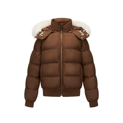 Warm Detachable Fur Collar Puffer Jacket WN21003