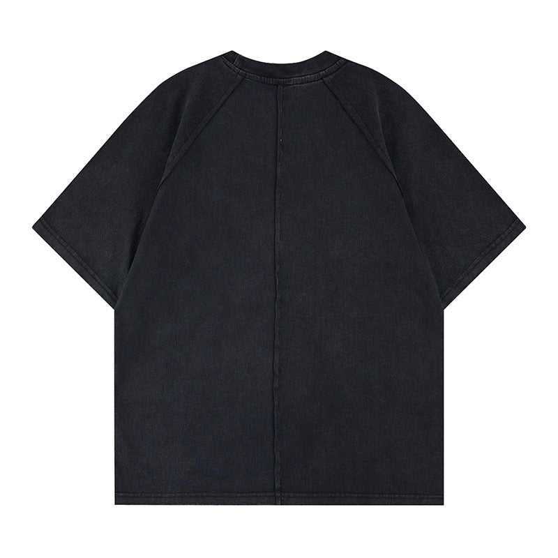 Washed Logo Print Short Sleeve T-Shirt WN25811