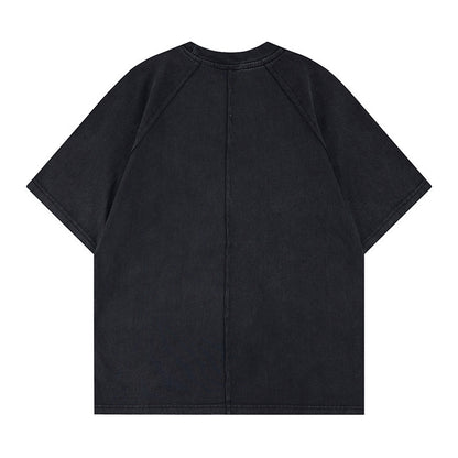 Washed Logo Print Short Sleeve T-Shirt WN25811