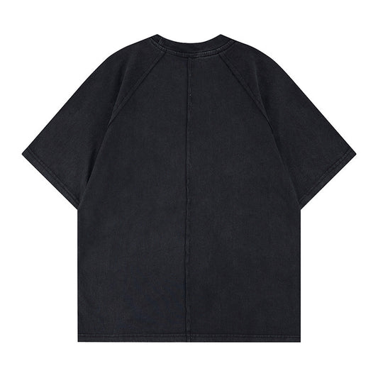 Washed Logo Print Short Sleeve T-Shirt WN25811