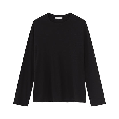 Solid Color Long Sleeve T-Shirt WN24976