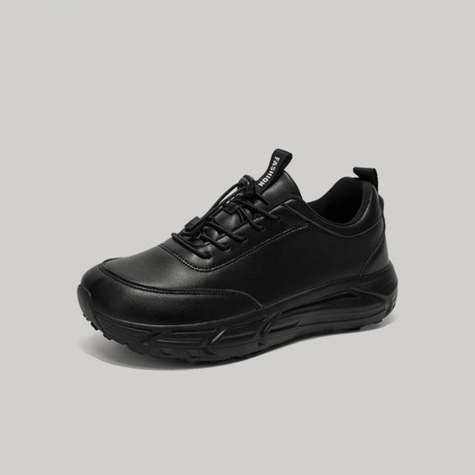 Minimalist Platform Lace-Up Casual Sneakers WN23467
