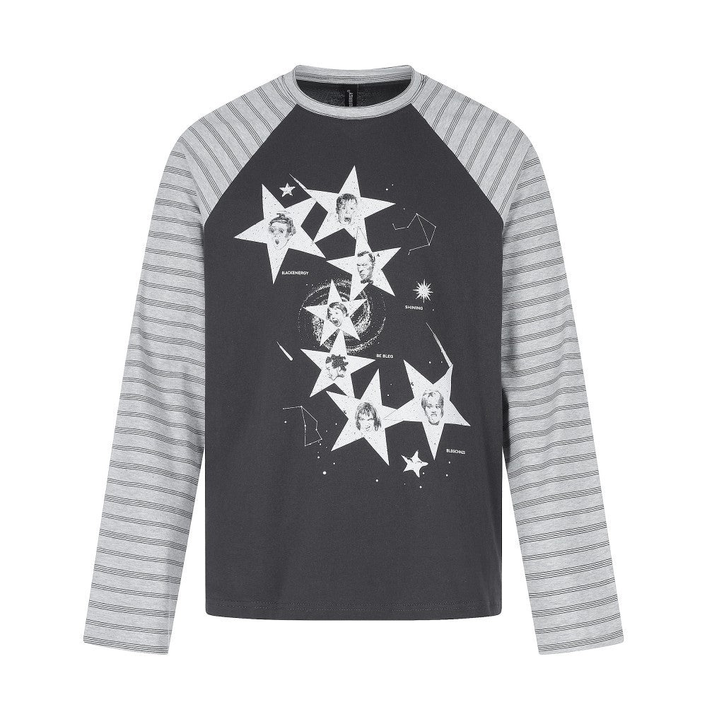 Star Graphic Raglan Long Sleeve T-Shirt WN27991