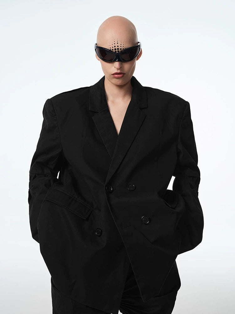 Pleats Deconstruction Tailored Jacket WN21293