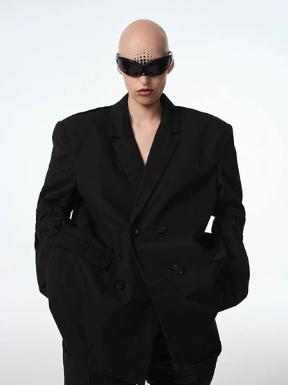 Pleats Deconstruction Tailored Jacket WN21293