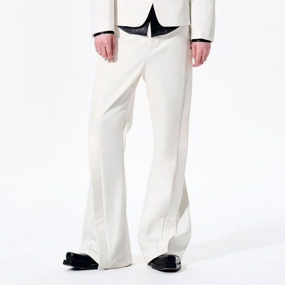 Deconstructed Waist-Cinched Tailored Jacket & Trousers Setup WN23274