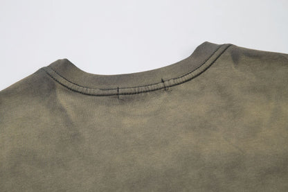 Washed Damage Short Sleeve T-Shirt WN16148